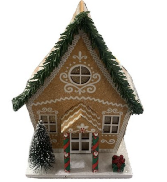 LED Gingerbread House Decoration