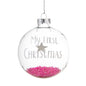 Baby Girl First Christmas Bauble