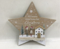 22cm Christmas Pebble Star Sign