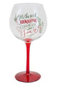 Christmas Gin Glass