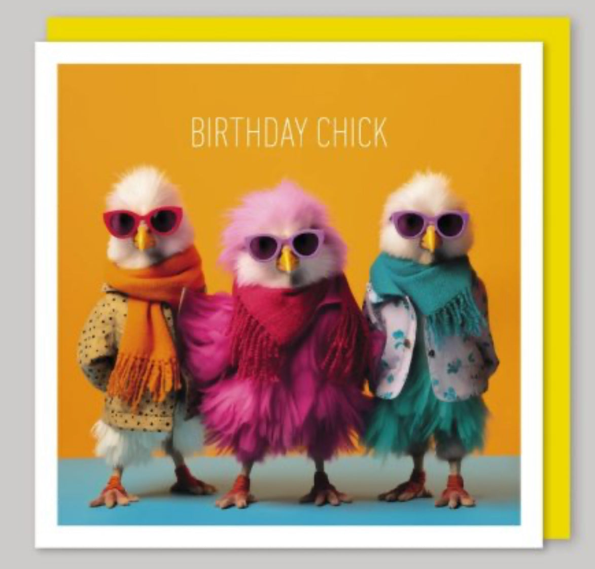 Birthday Chick Greetings Card