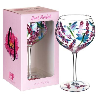 DragonFly Gin Glass - Hand Painted