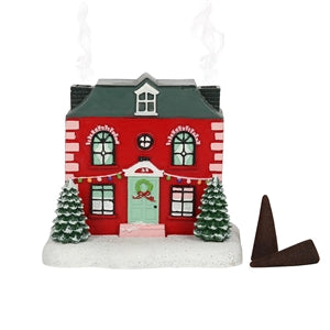 Christmas House Incense Cone Burner + FREE Fairy Mist Cones