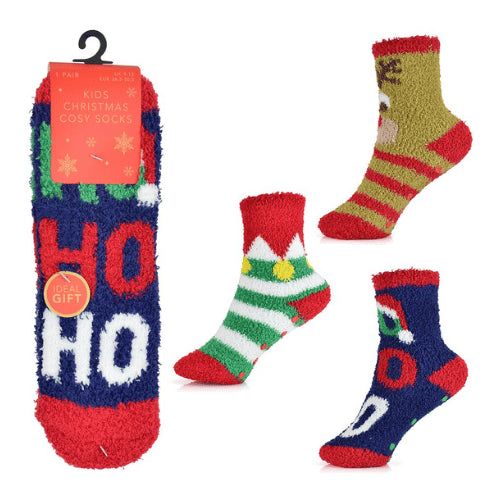 Kids Christmas Cozy Socks