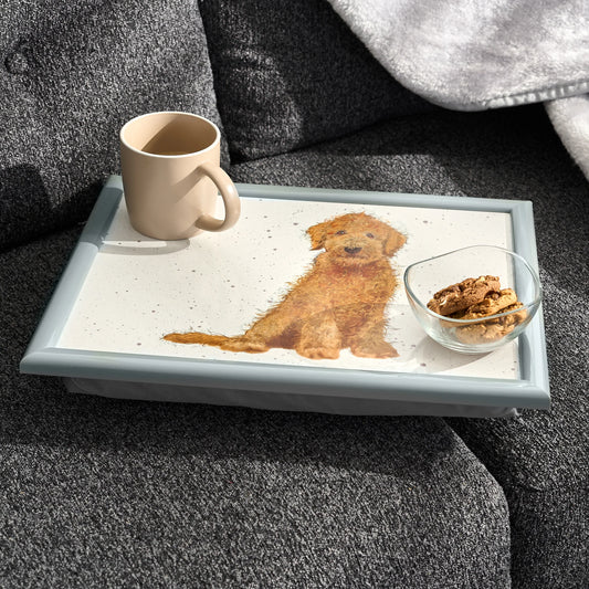 Cockapoo Lap Tray Bean Bag Serving Tray