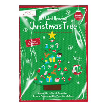 Felt Wall Hanging Xmas Tree 95cm