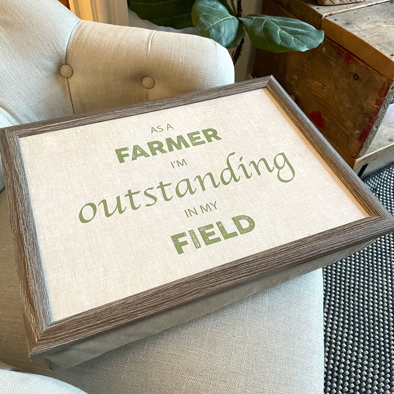 House & Herd Laptray - Outstanding in my Field