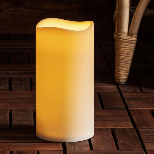 Flickering Flameless LED Candle, Cream - 7cm