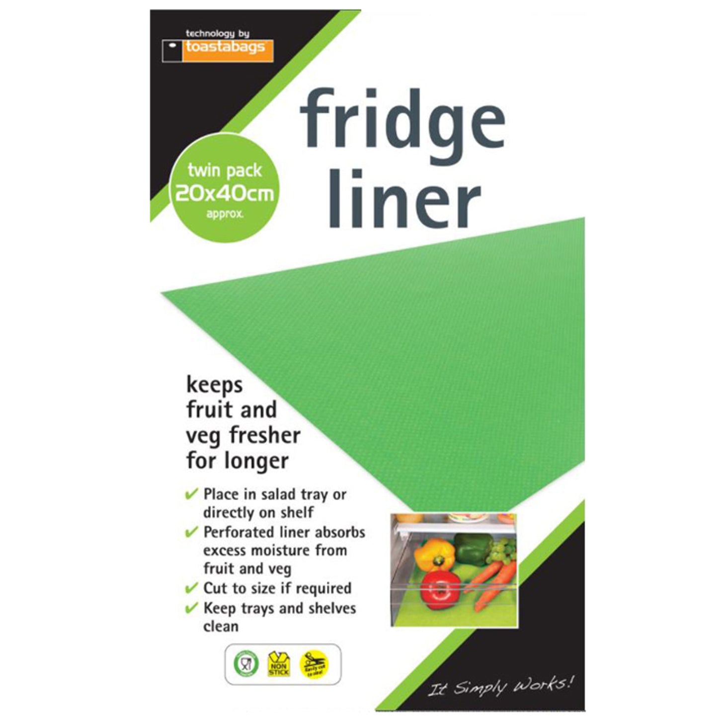 Toastabags® Fridge Liner – Pack Of 2