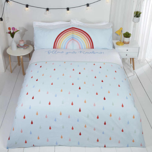 Follow your Rainbow Duvet Set Single