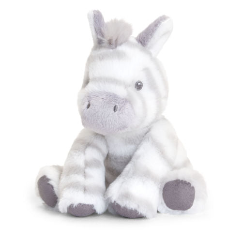 14CM KEEL ECO CUDDLE ZEBRA SOFT TOY