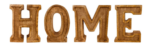 Hand Carved Wooden Embossed Letters Home