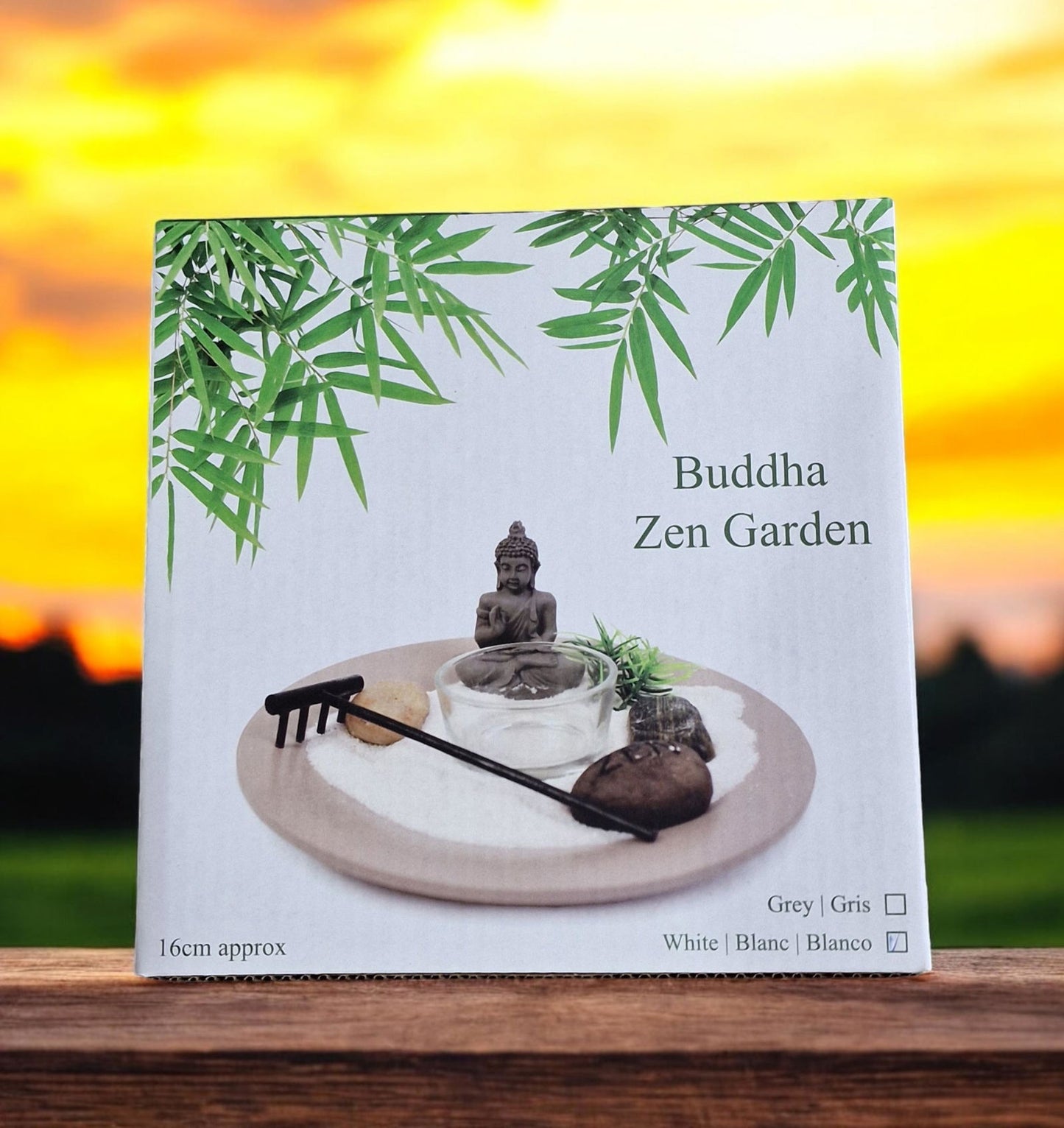 Buddha Zen Garden Self Assembly Grey 16cm