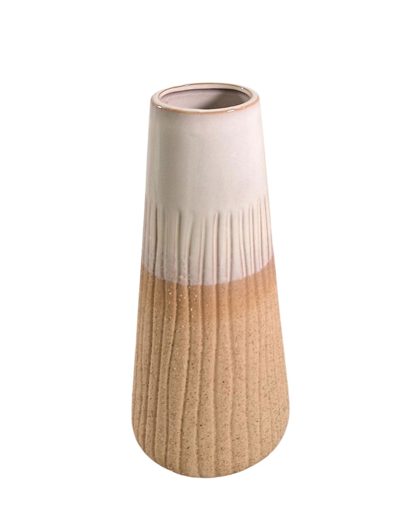 Glazed White Vase