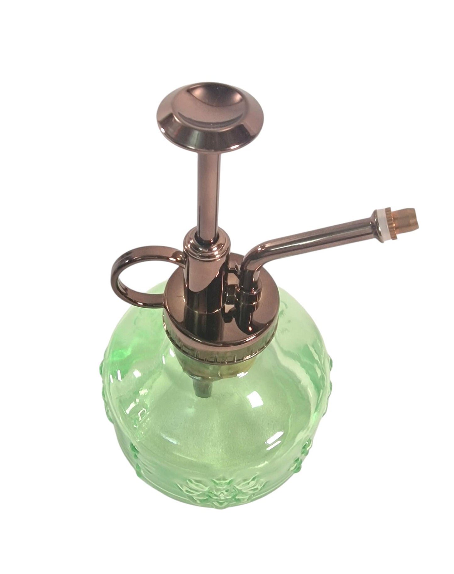 Green Glass Water Spray Bottle