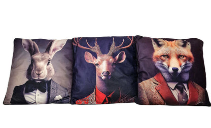 Forest Animal Set of 3 Cushions 45cm