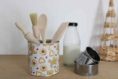 Gingerbread Bakery Wooden Utensils Set