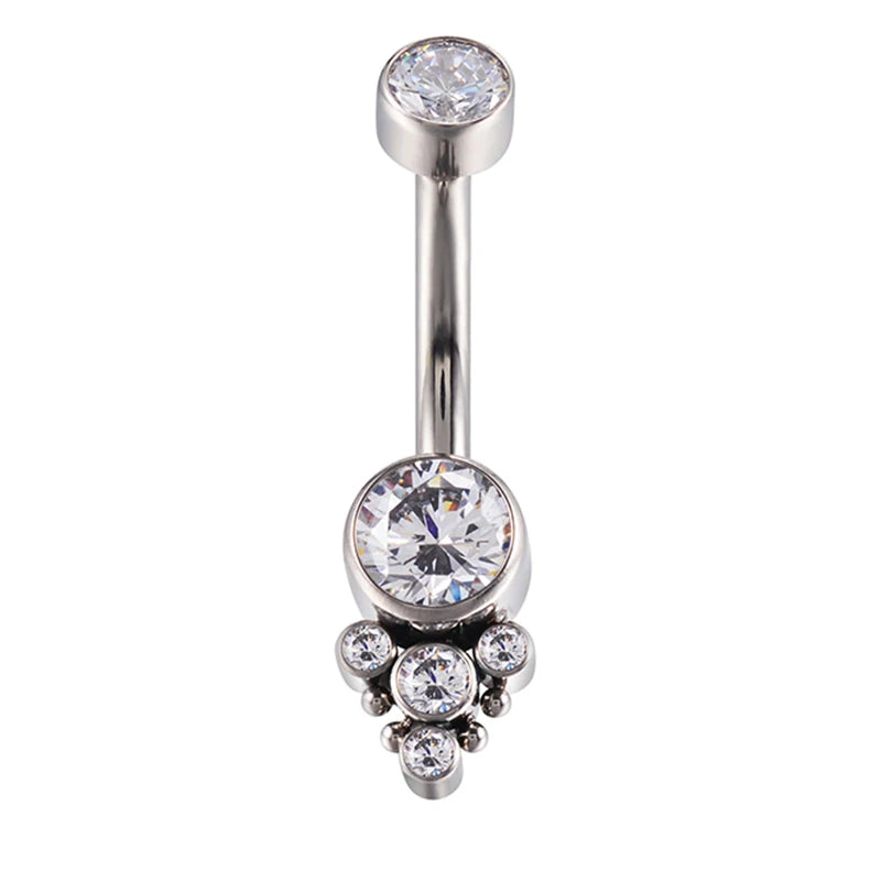 Titanium Internally Thread Navel Pendant