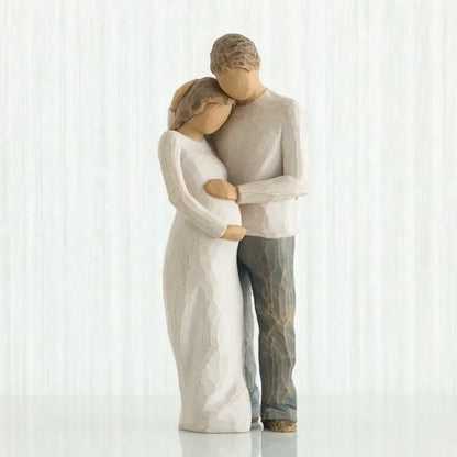 Figure Resin Sculptures Family Ornament