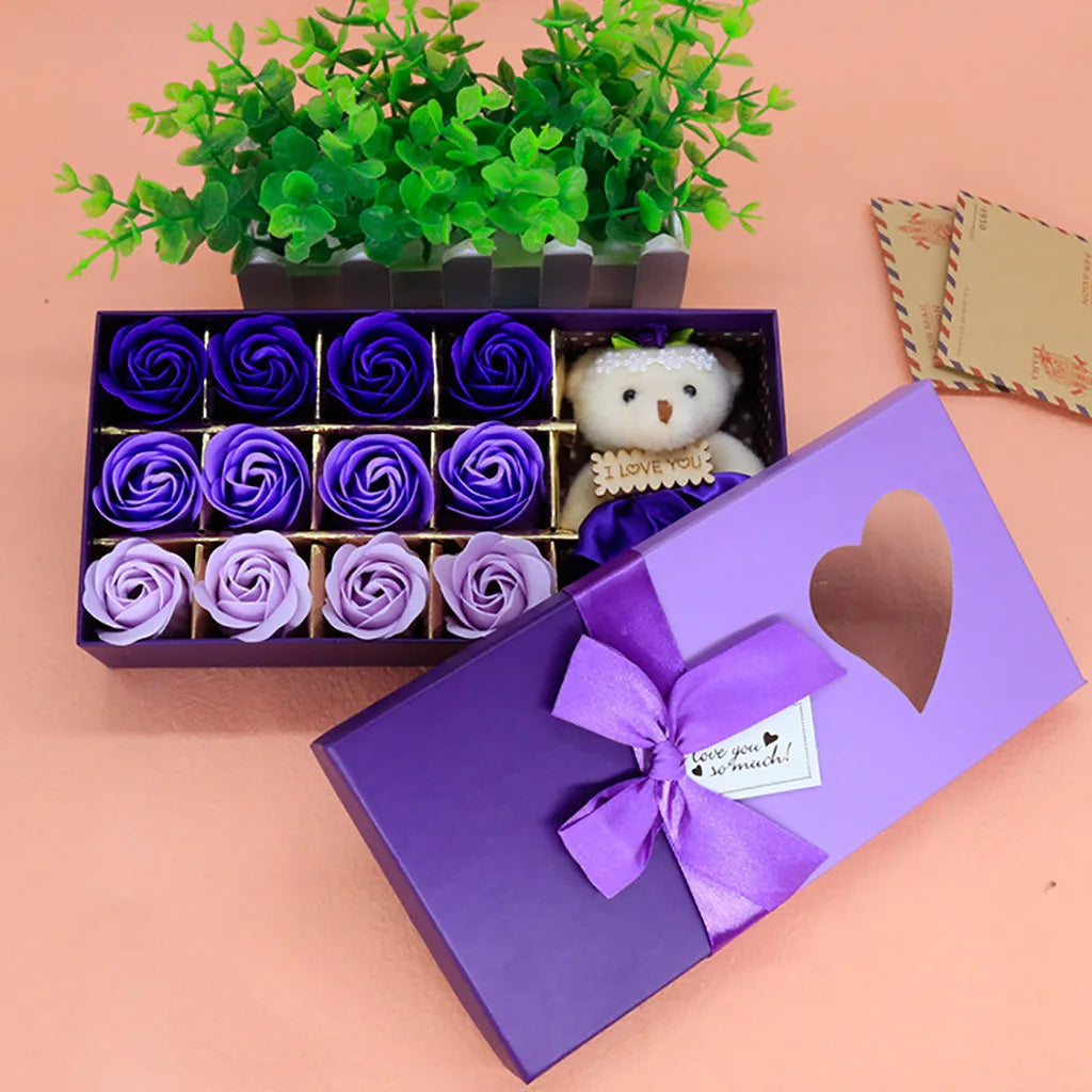 12Pcs Scented Soap ‘I Love You’ Flower Gift Box 🚚