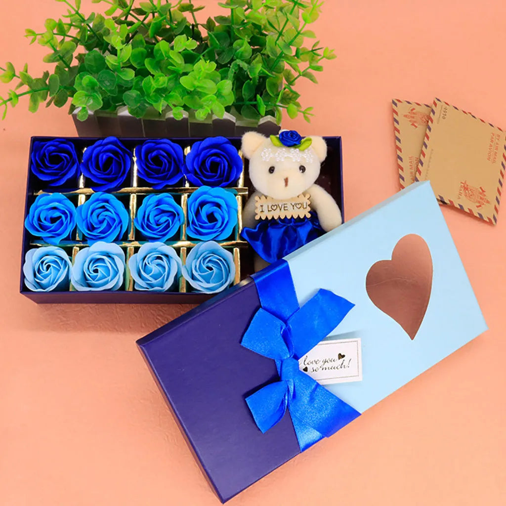 12Pcs Scented Soap ‘I Love You’ Flower Gift Box 🚚