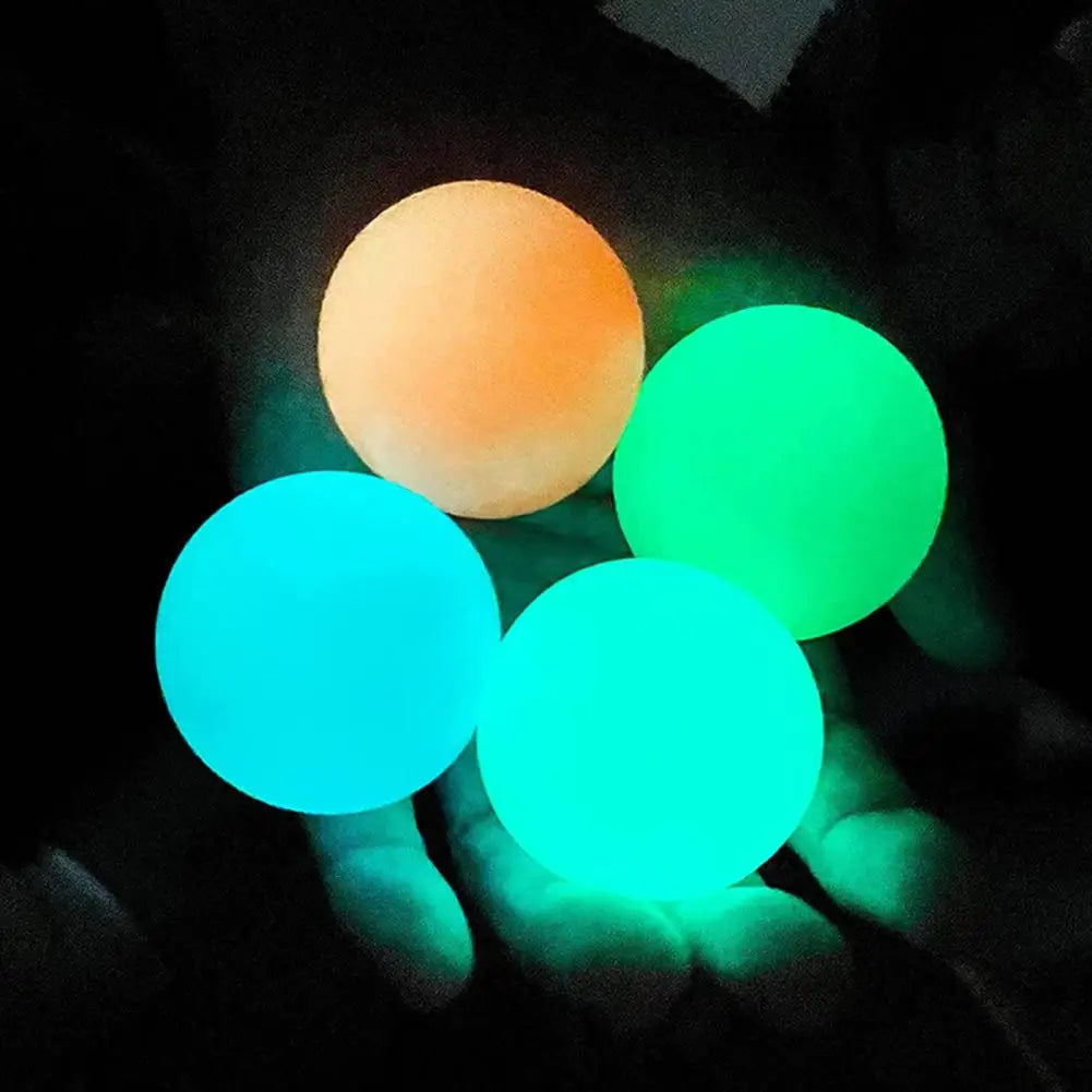 2Pcs Sticky Balls for Stress Relief - Luminous Fun