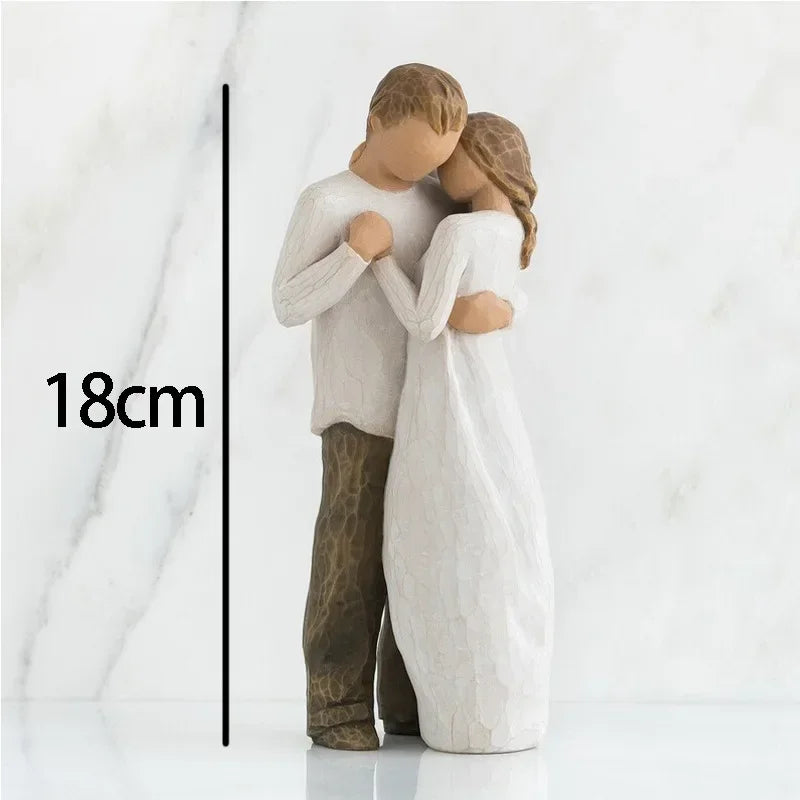 Figure Resin Sculptures Family Ornament