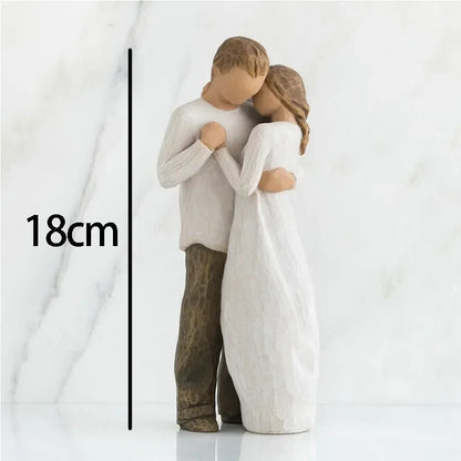 Figure Resin Sculptures Family Ornament