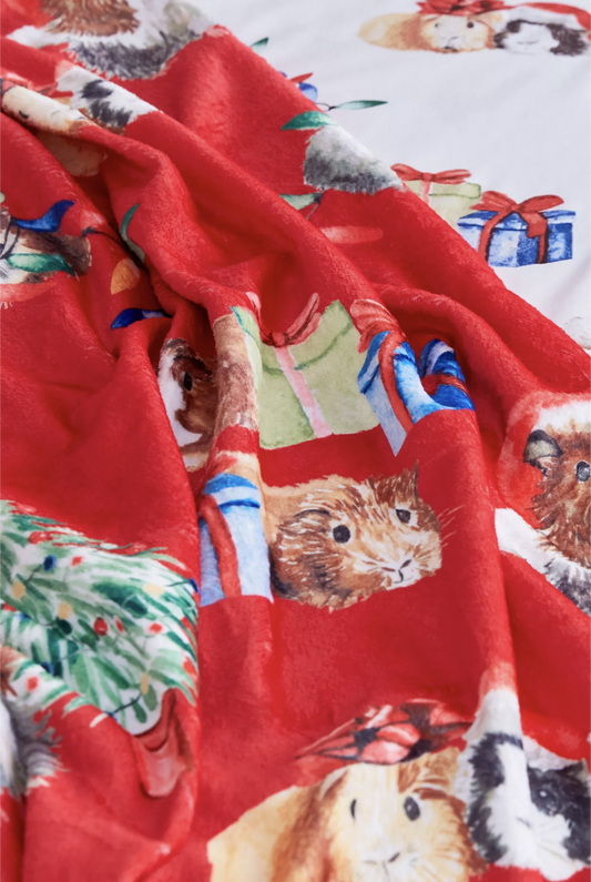 Christmas Guinea Pig Fleece