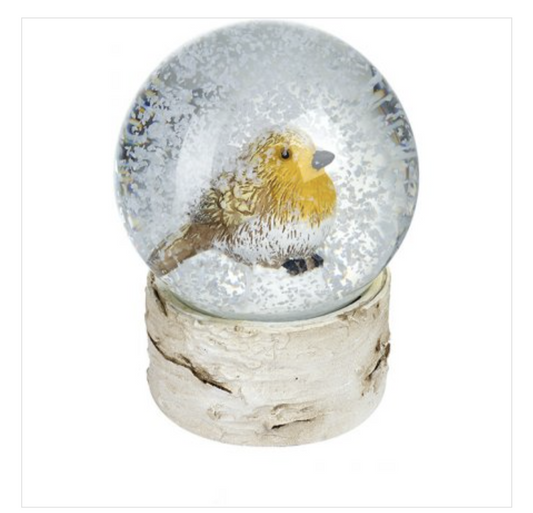 Robin Snow Globe 6cm