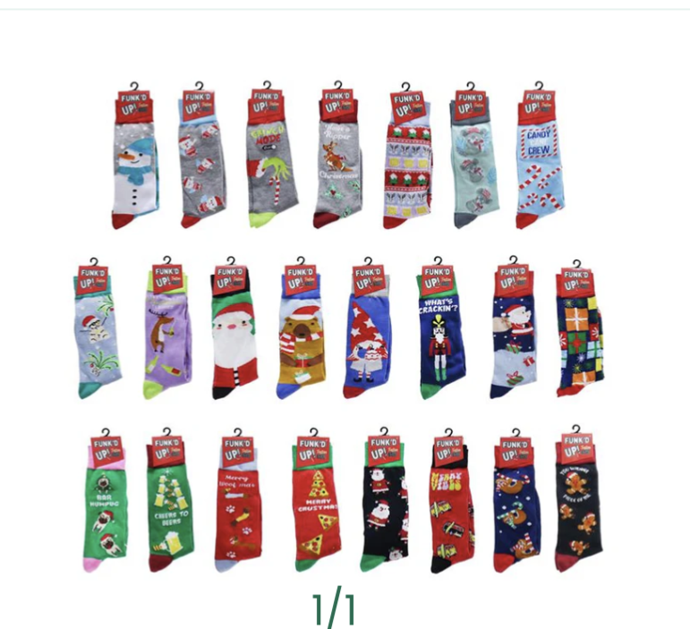 Mens Christmas socks