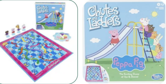 Peppa pig chutes and ladders game