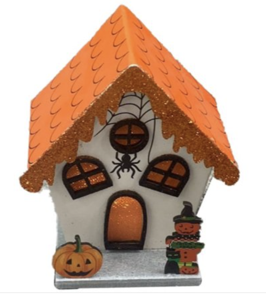 Spooky Light Up Pumpkin House