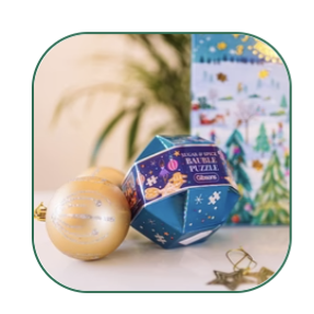 Christmas Bauble with 200 Piece Jigsaw