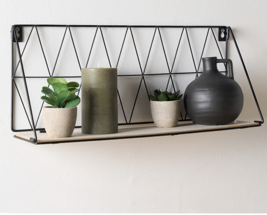 Geo Black Shelf