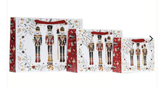 Nutcracker Christmas Gift Bag - Various