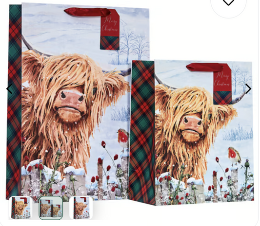 Highland Cow Gift Bag