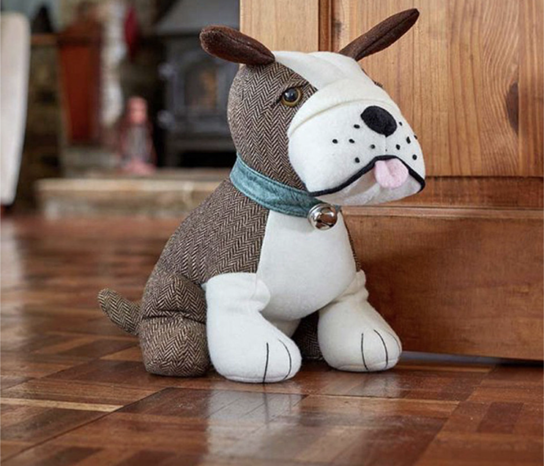 British Bulldog Plush Doorstop