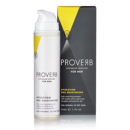 Proverb Pro Moisturiser Life Fuelled Skin Care Hydration for Men, 50ml