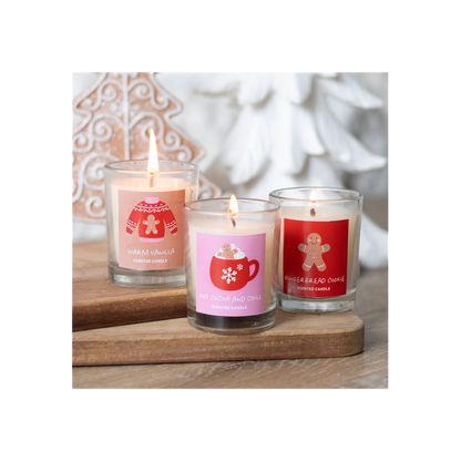 Sugarplum Fun Christmas Votive Candle Trio