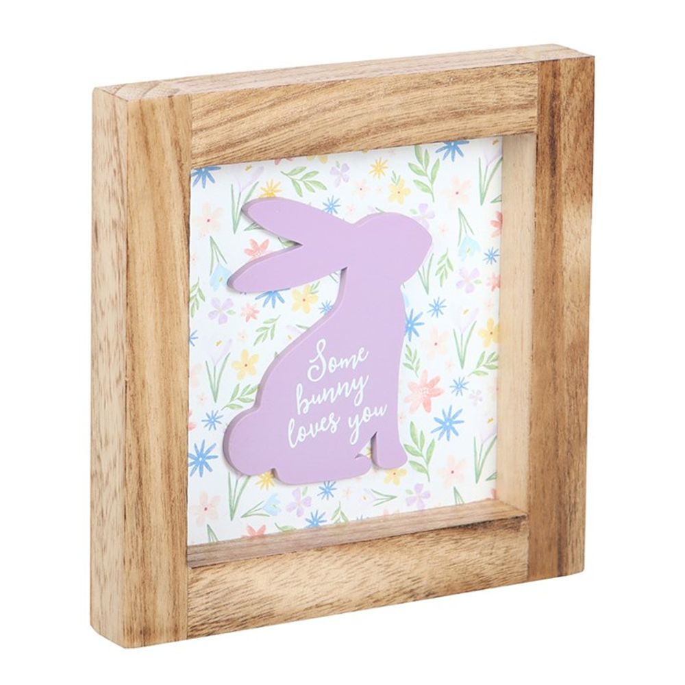 Some Bunny Loves You Wooden Frame Sign 🚚