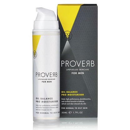 Proverb Pro Moisturiser Life Fuelled Skin Care Oil Balance for Men, 50ml