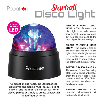 Powertron Starball Disco Light 🚚