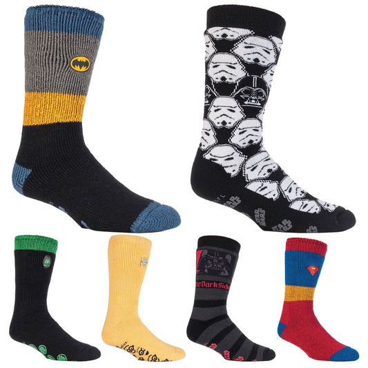 Heat Holders - Mens Character Slipper Socks