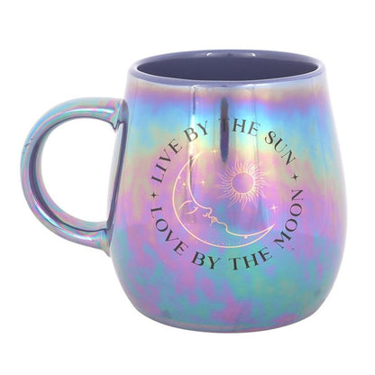 Live by the Sun Love by the Moon Iridescent Mug 🚚