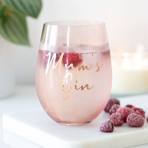 Mum's Gin Stemless Wine Glass