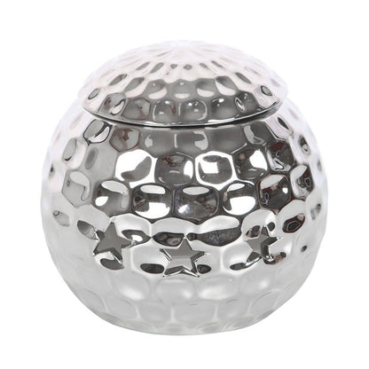 Silver Disco Ball Oil Burner 🚚