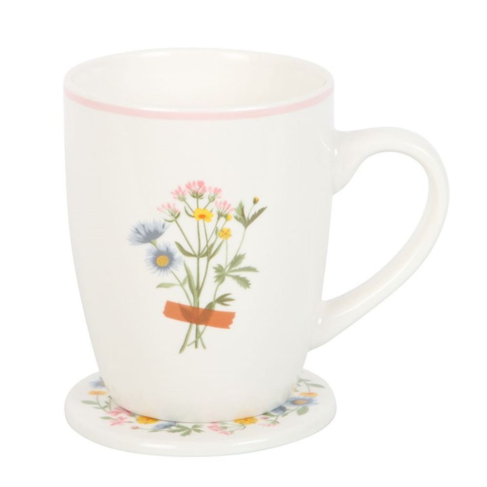 If Grandmas Were Flowers Floral Mug & Coaster Set 🚚