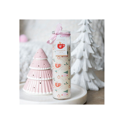 Sugarplum Fun Christmas Print Tube Candle