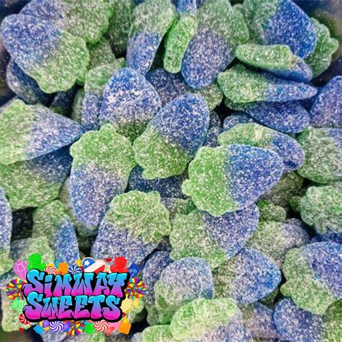 Fizzy Blue Raspberries Fizzies Retro Sweets Gift Jar Blue Sweets